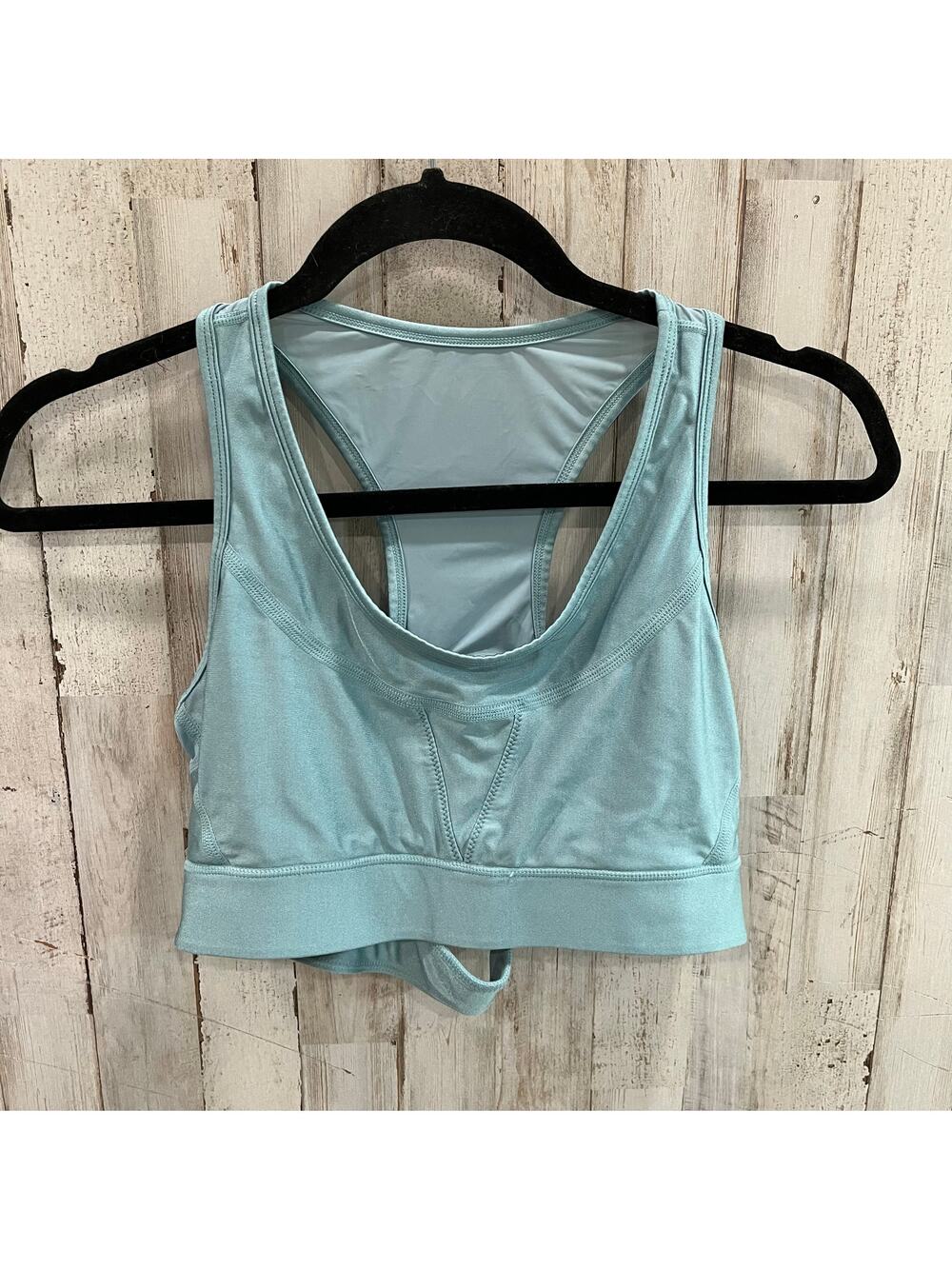 Alala Surf Sports Bra  New Strappy Medium $85 Mesh Aqua Unpadded Rent The Runway